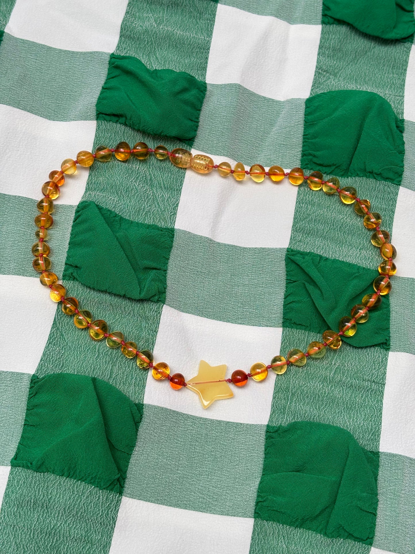 Amber necklace - Star ⭐️