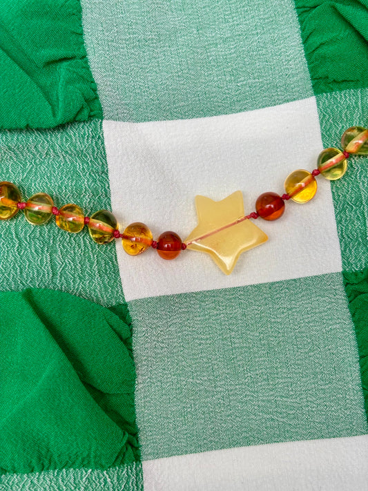 Amber necklace - Star ⭐️