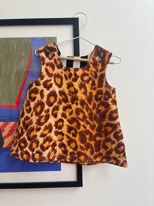 Leopard Button Dress